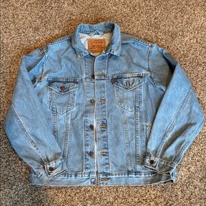 LEVI'S RED TAB BLUE DENIM JEAN JACKET 70507-0334 MEN'S VINTAGE (90s) SIZE L 🇺🇸